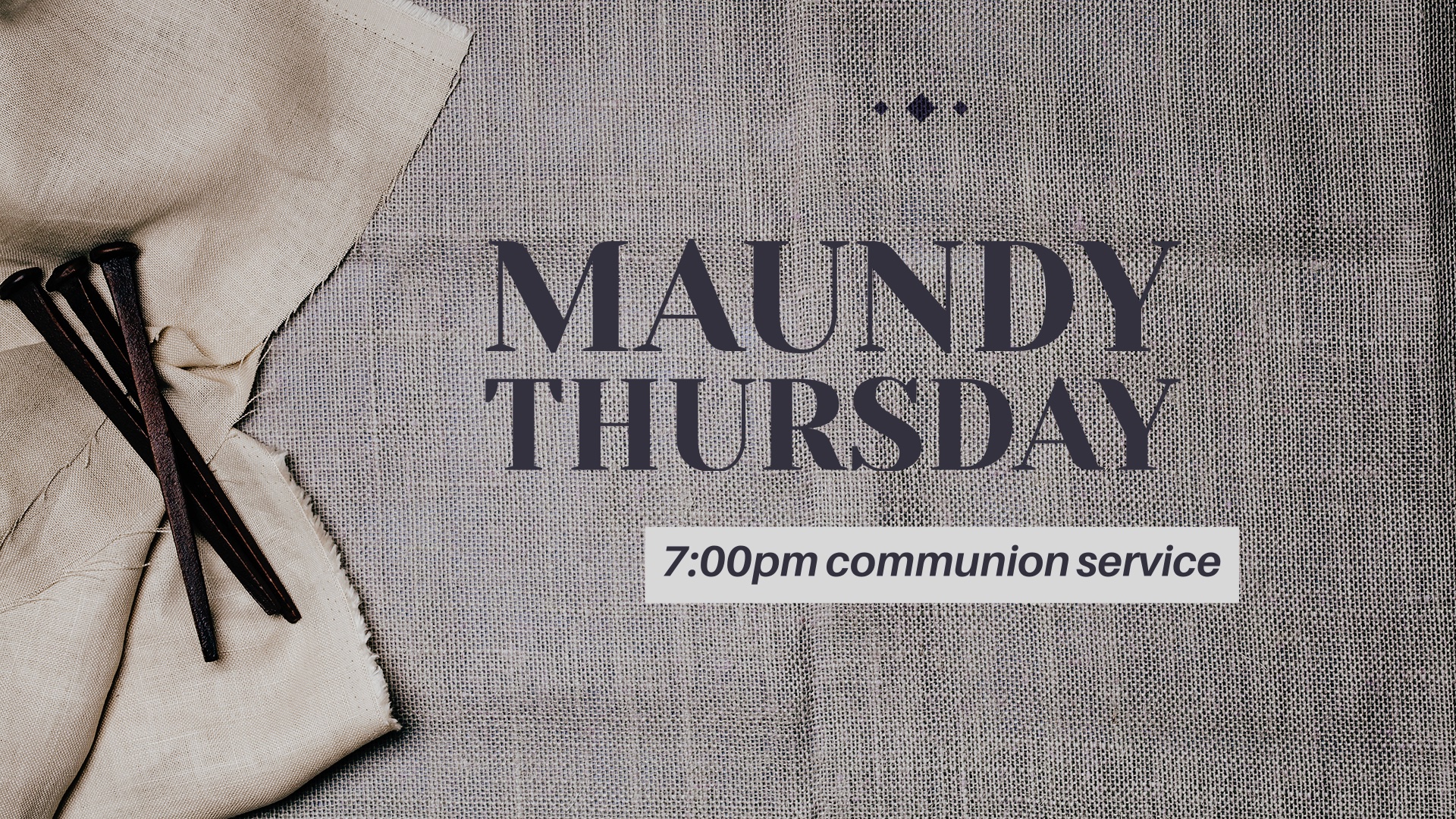 Maundy Thursday